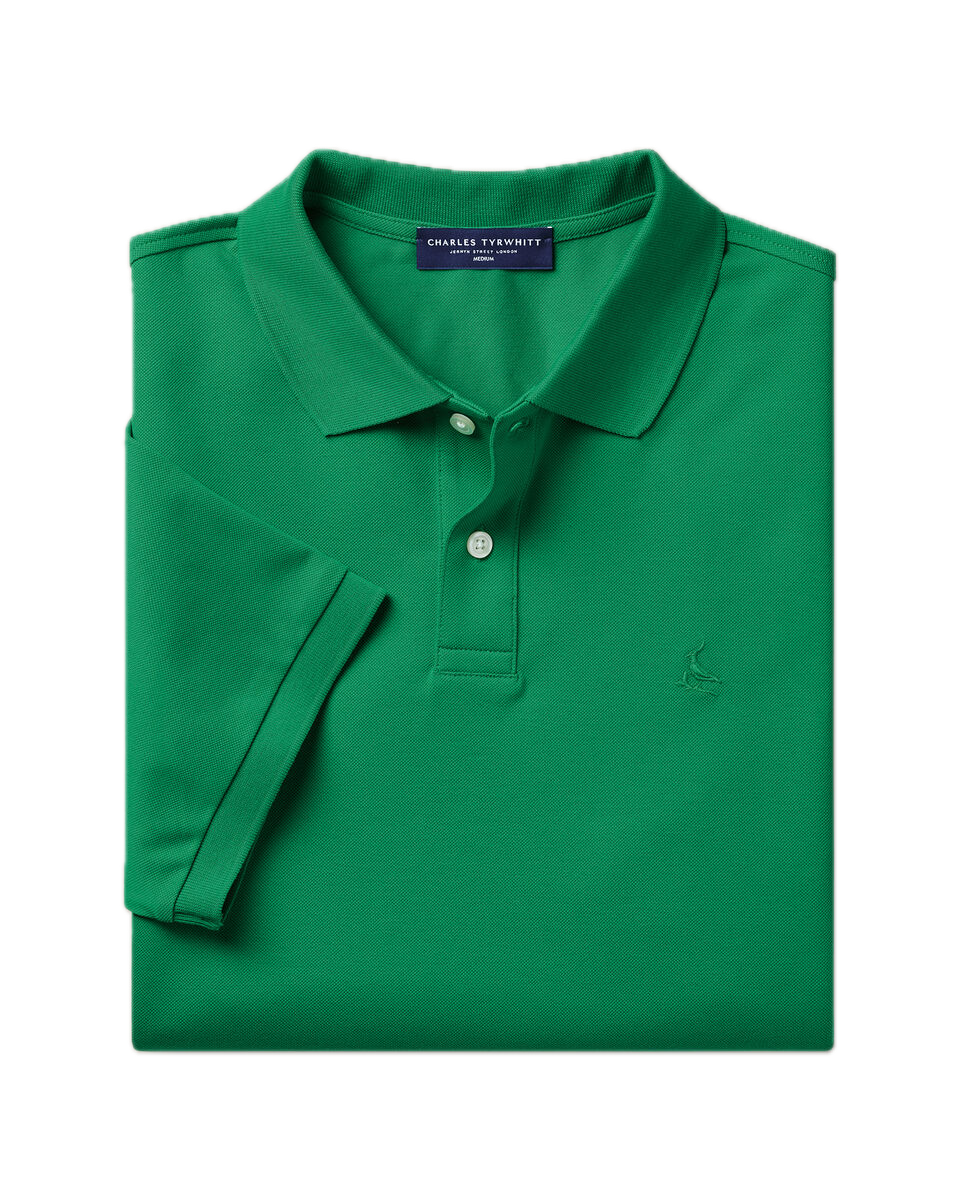 Charles Tyrwhitt Pique Polo - Green