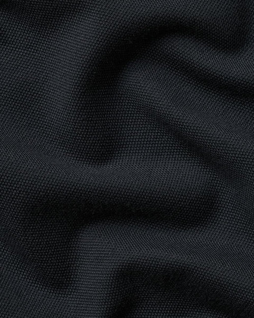 Charles Tyrwhitt Smart Pique Polo - Black