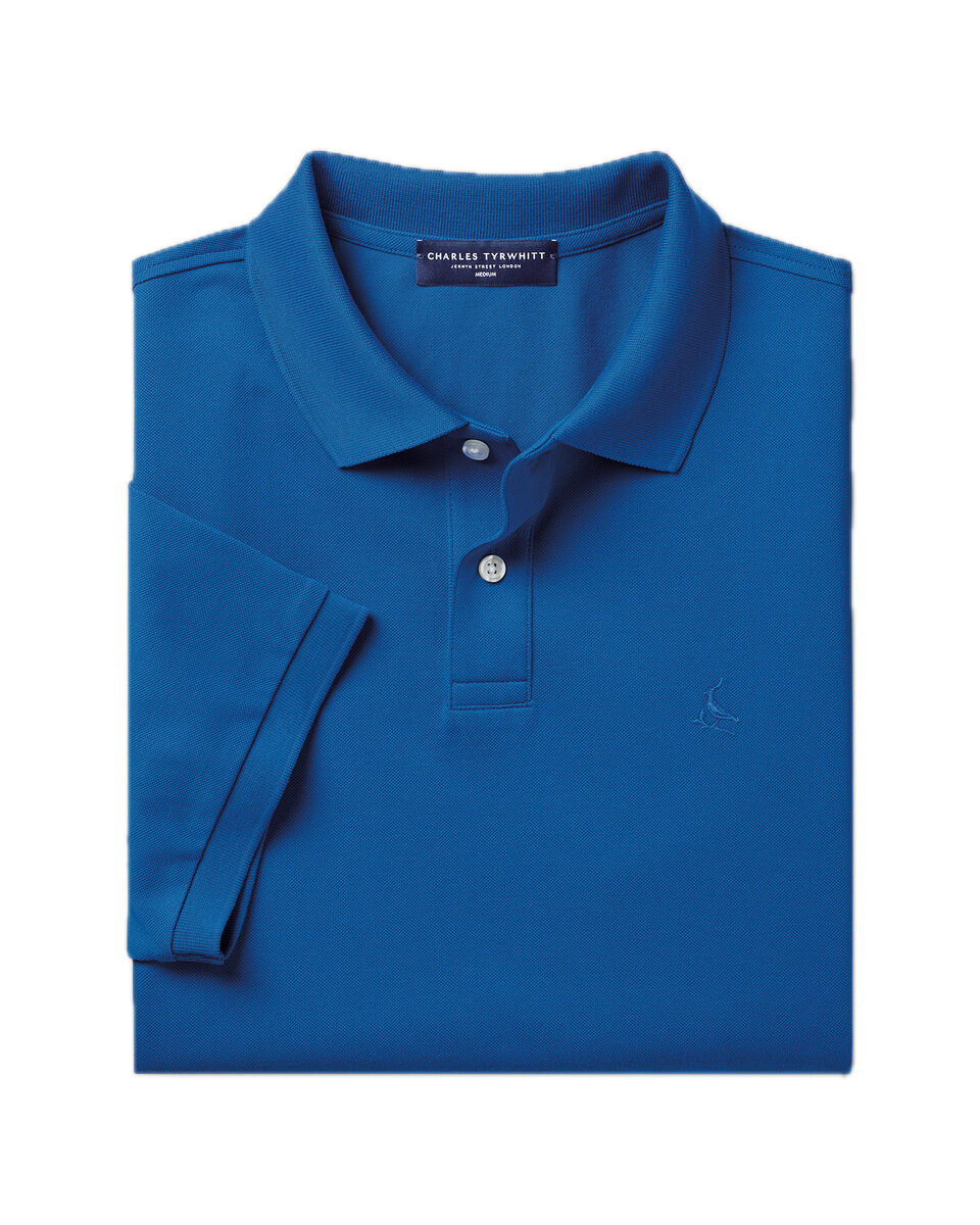 Charles Tyrwhitt Pique Polo – Cobalt Blue