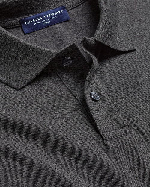Charles Tyrwhitt Pique Polo - Grey