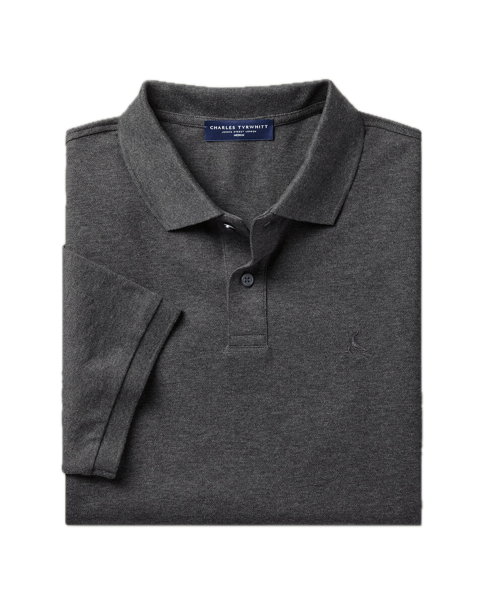 Charles Tyrwhitt Pique Polo - Grey