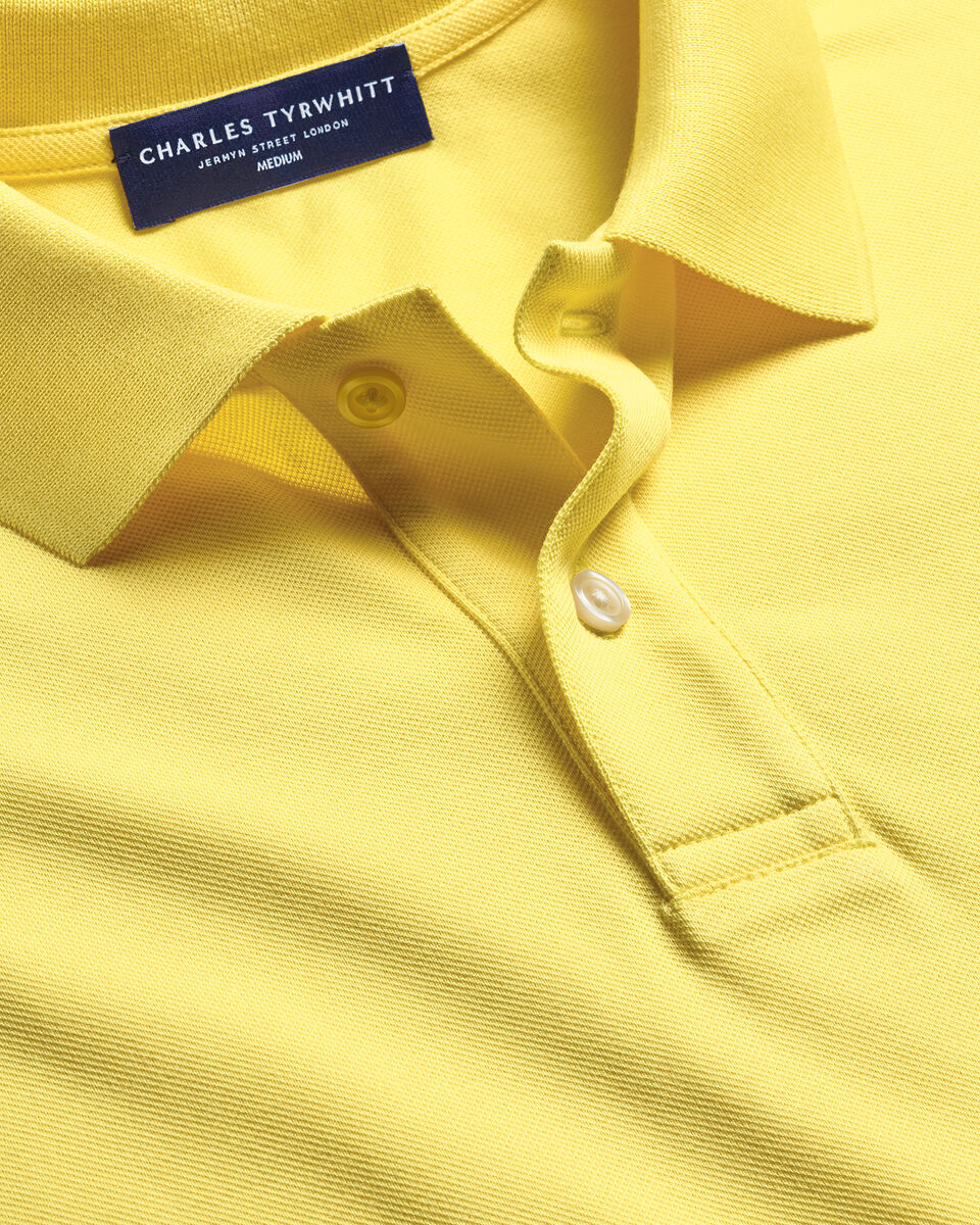 Charles Tyrwhitt Pique Polo – Lemon