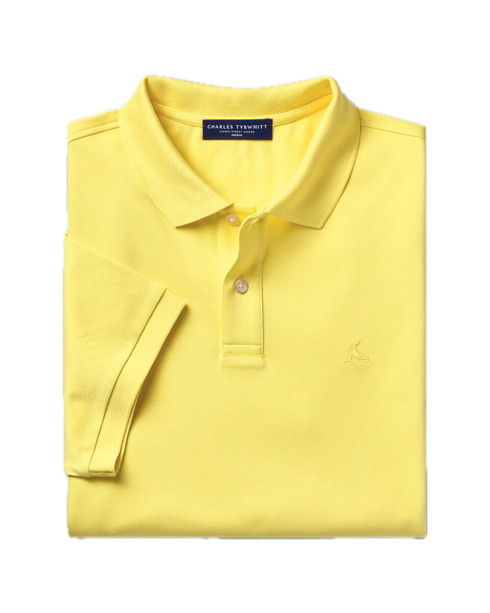 Charles Tyrwhitt Pique Polo – Lemon