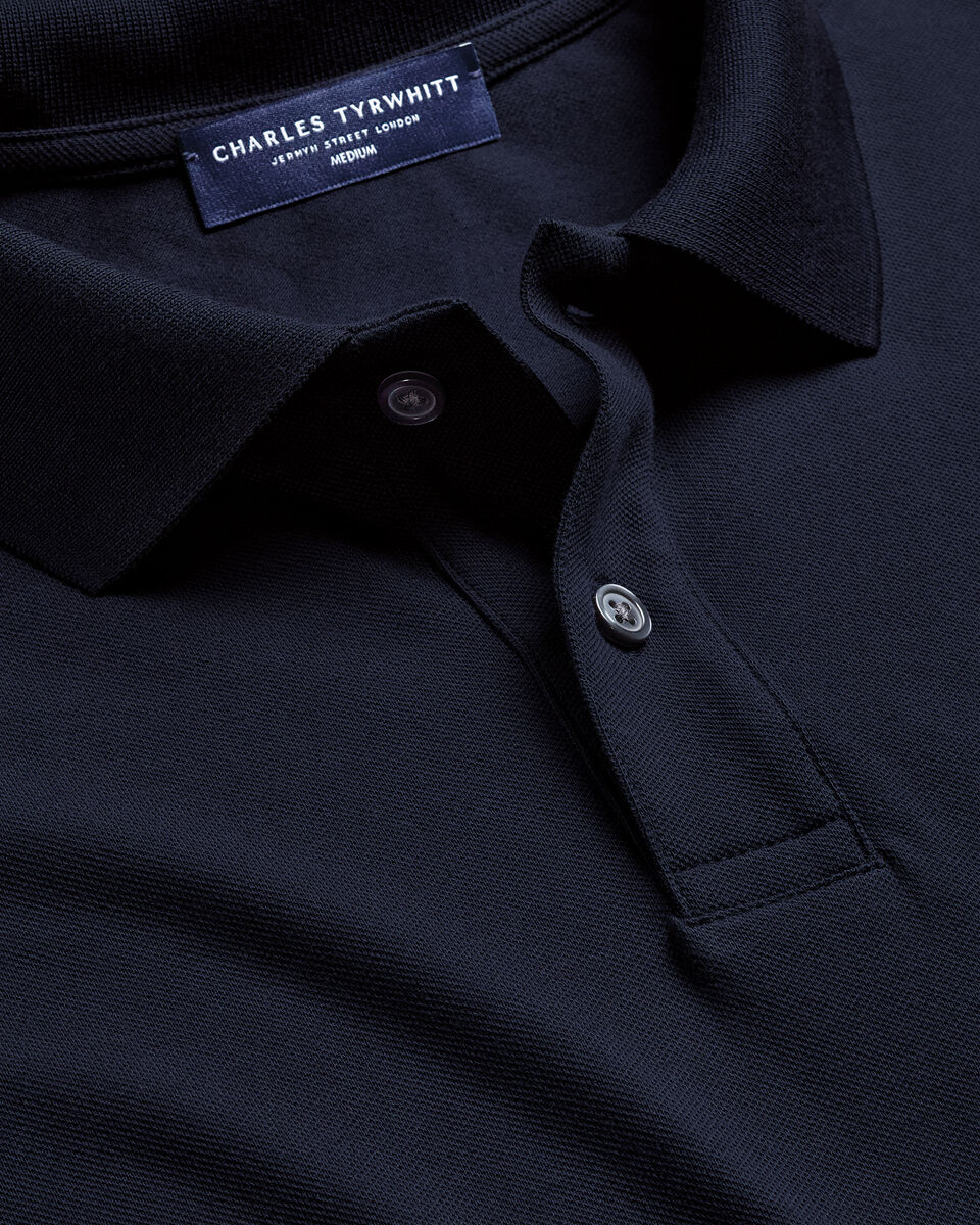 Charles Tyrwhitt Pique Polo - Navy