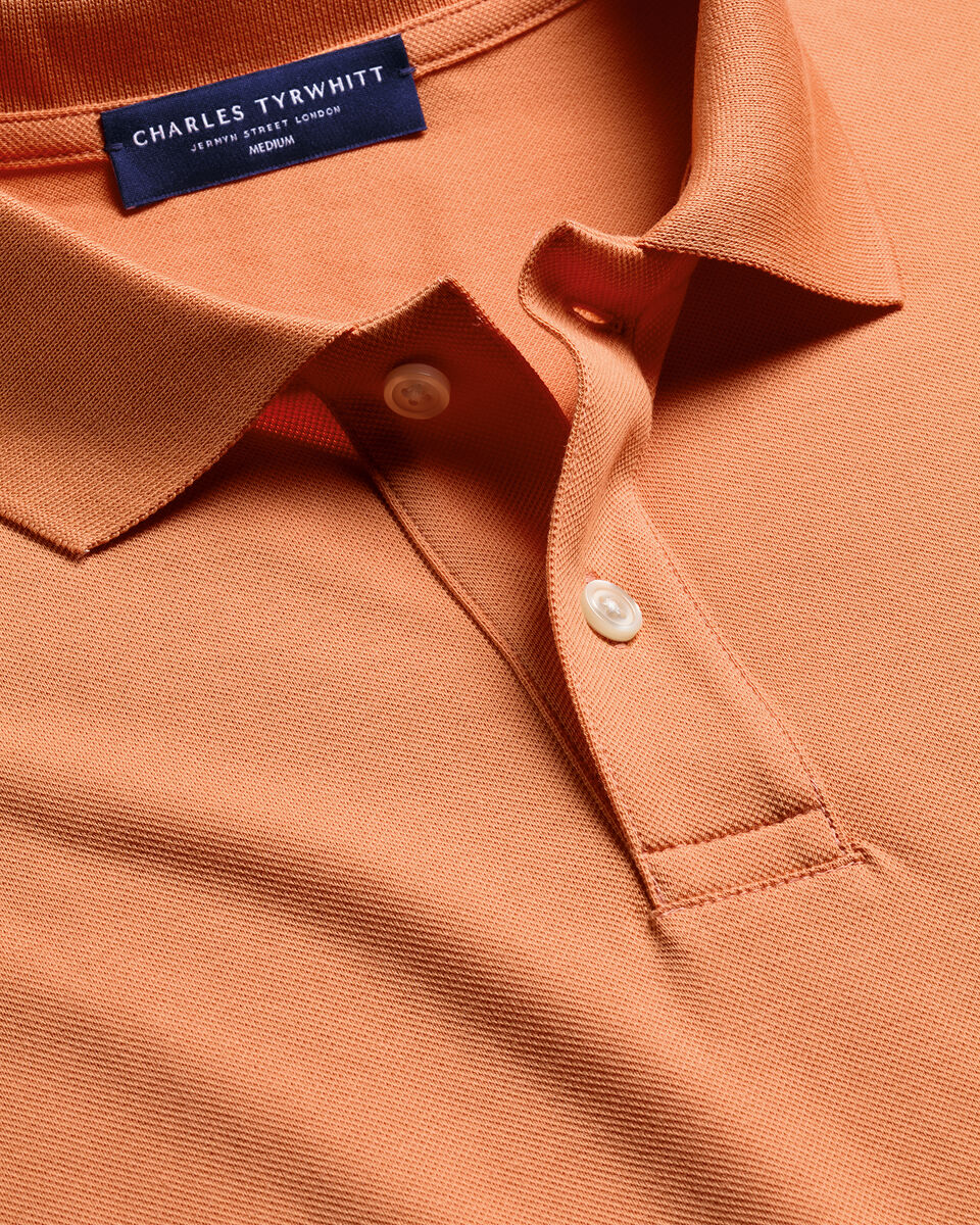 Charles Tyrwhitt Pique Polo – Orange