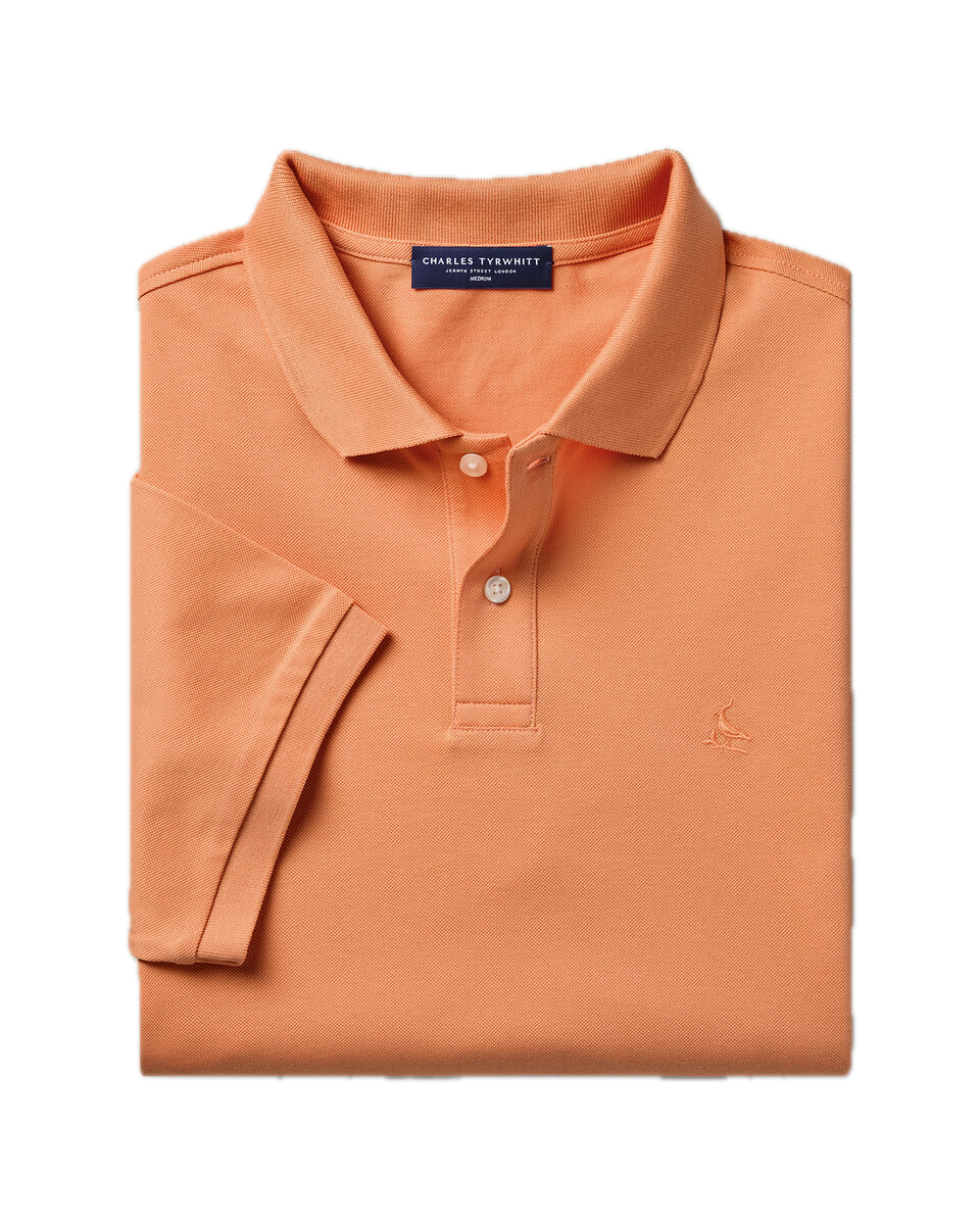 Charles Tyrwhitt Pique Polo – Orange