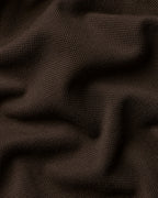 Charles Tyrwhitt Long Sleeve Pique Polo - Chocolate Brown
