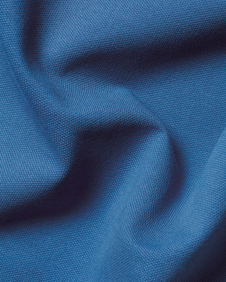 Charles Tyrwhitt Pique Polo – Ocean Blue