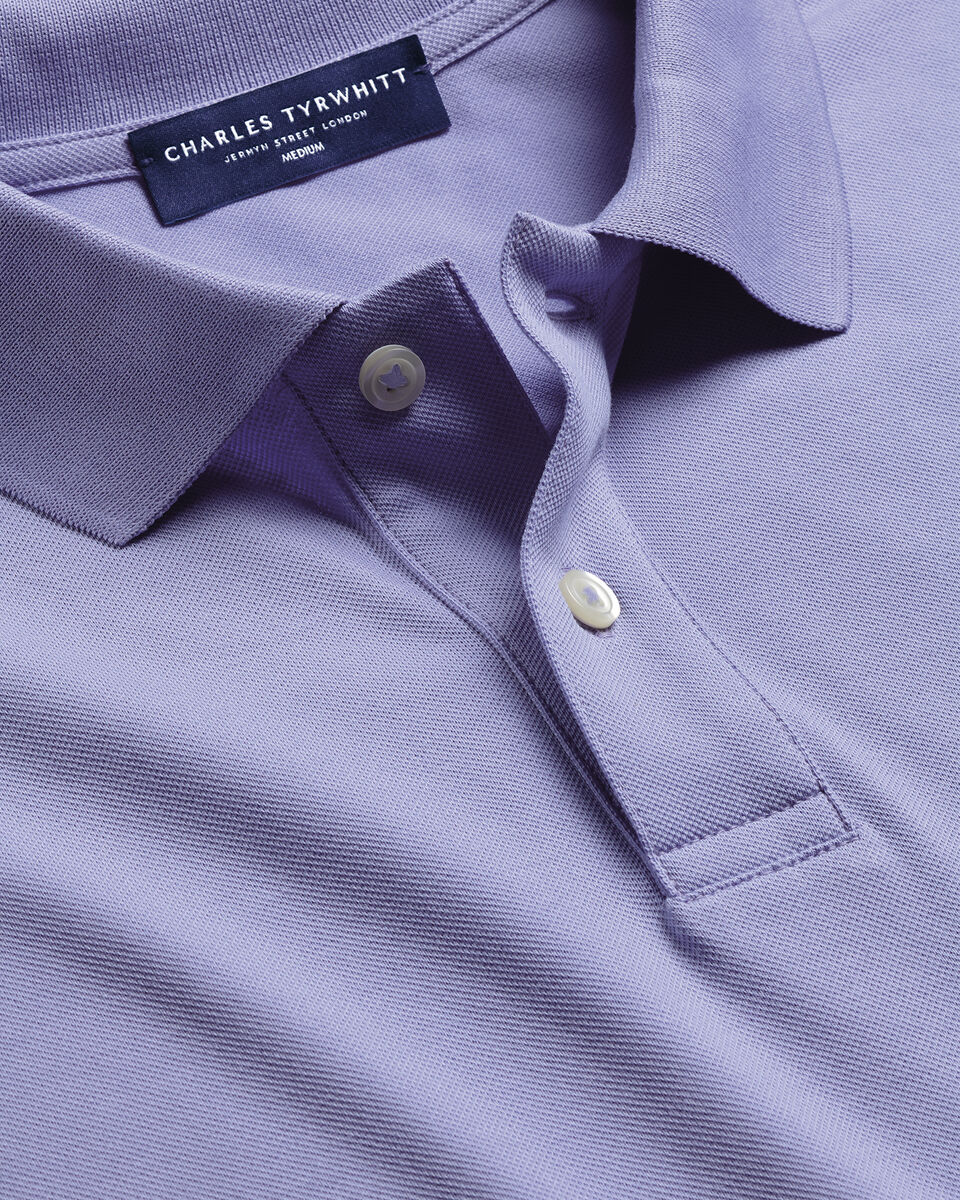 Charles Tyrwhitt Pique Polo - Violet
