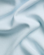 Charles Tyrwhitt Long Sleeve Smart Pique Polo - Ice Blue