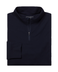 Charles Tyrwhitt Golf Performance Zip Neck Top - Navy