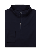 Charles Tyrwhitt Golf Performance Zip Neck Top - Navy