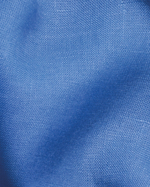 Charles Tyrwhitt Pure Linen Shirt - Corn Blue - LuxxeCoast