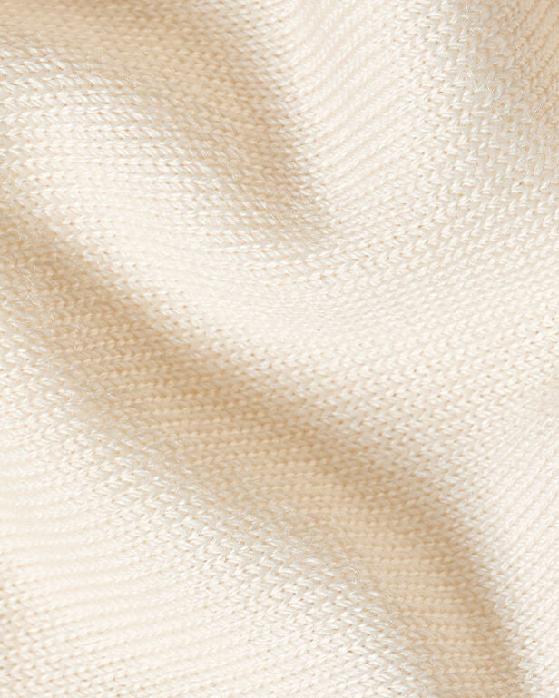Charles Tyrwhitt Pure Merino Wool Button Neck Polo - Cream
