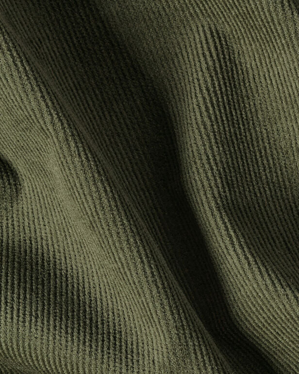 Charles Tyrwhitt Corduroy Stretch Shirt - Olive Green
