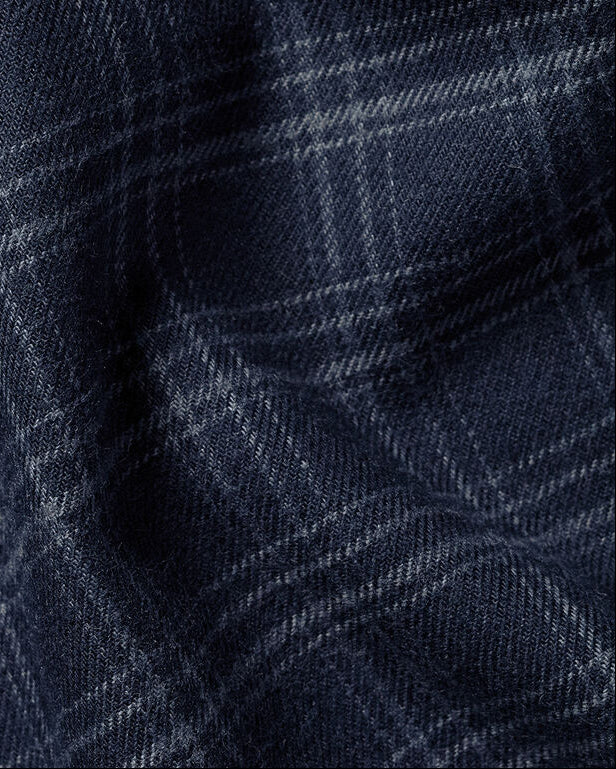 Charles Tyrwhitt Brushed Flannel Shirt - Ink Blue