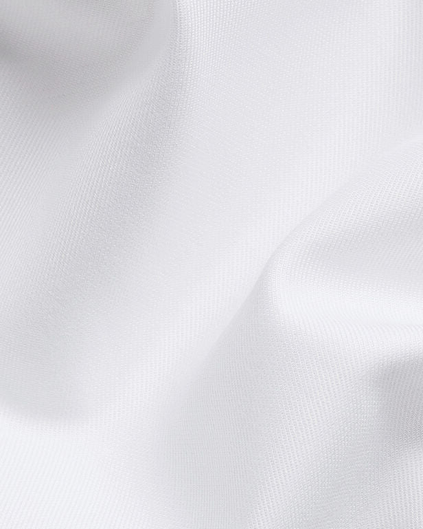 Charles Tyrwhitt Short Sleeve Non-Iron Cotton Linen Shirt - White