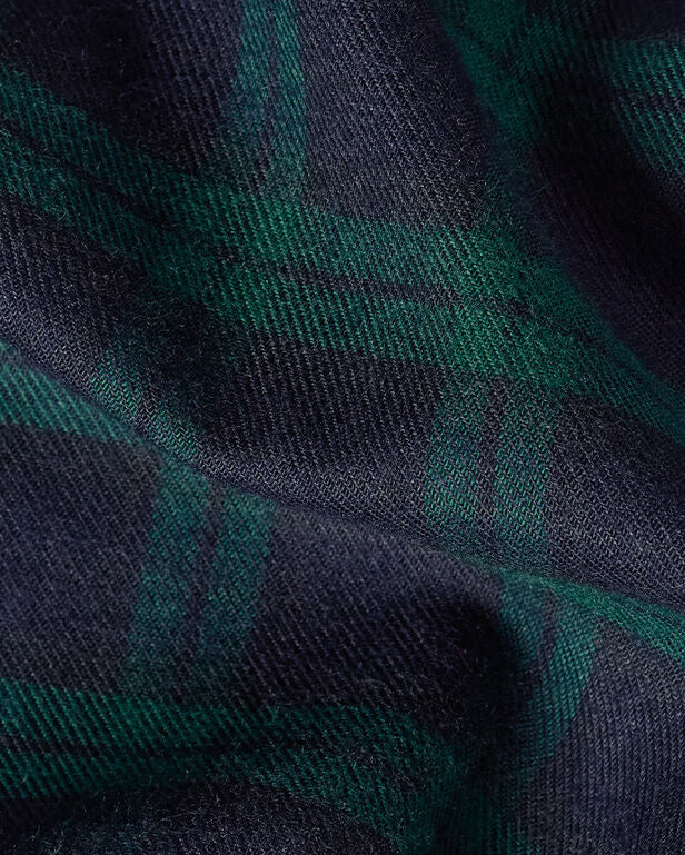 Charles Tyrwhitt Brushed Flannel Shirt - Navy & Green