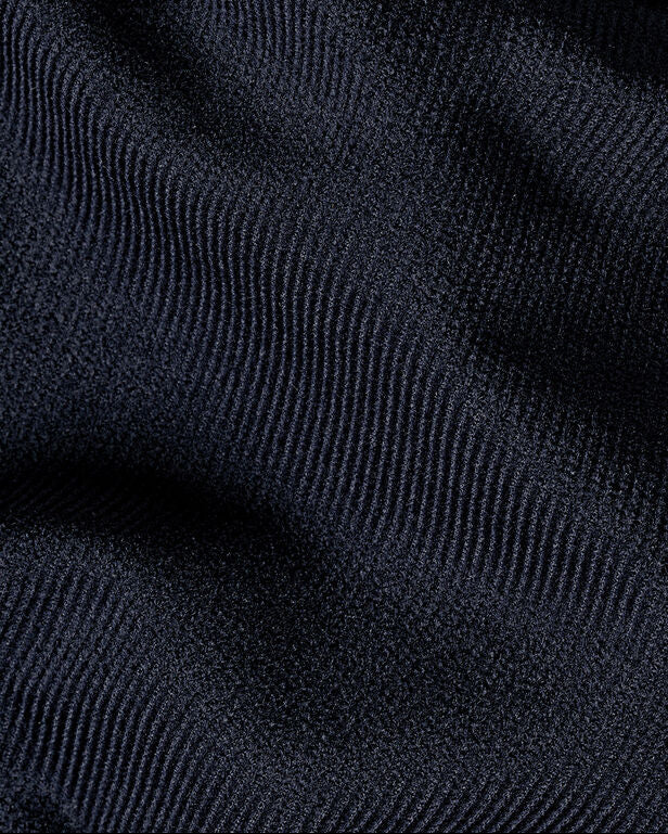 Charles Tyrwhitt Corduroy Stretch Shirt - Navy Blue