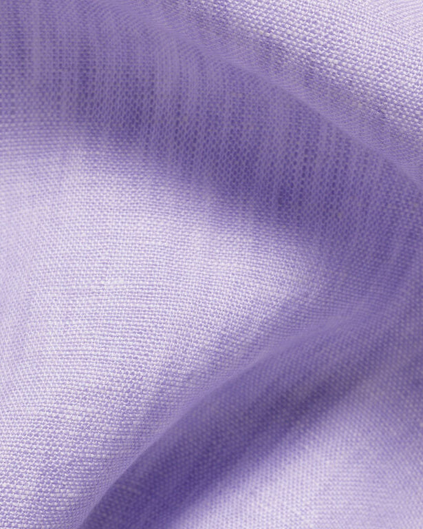 Charles Tyrwhitt Pure Linen Shirt - Lilac - LuxxeCoast