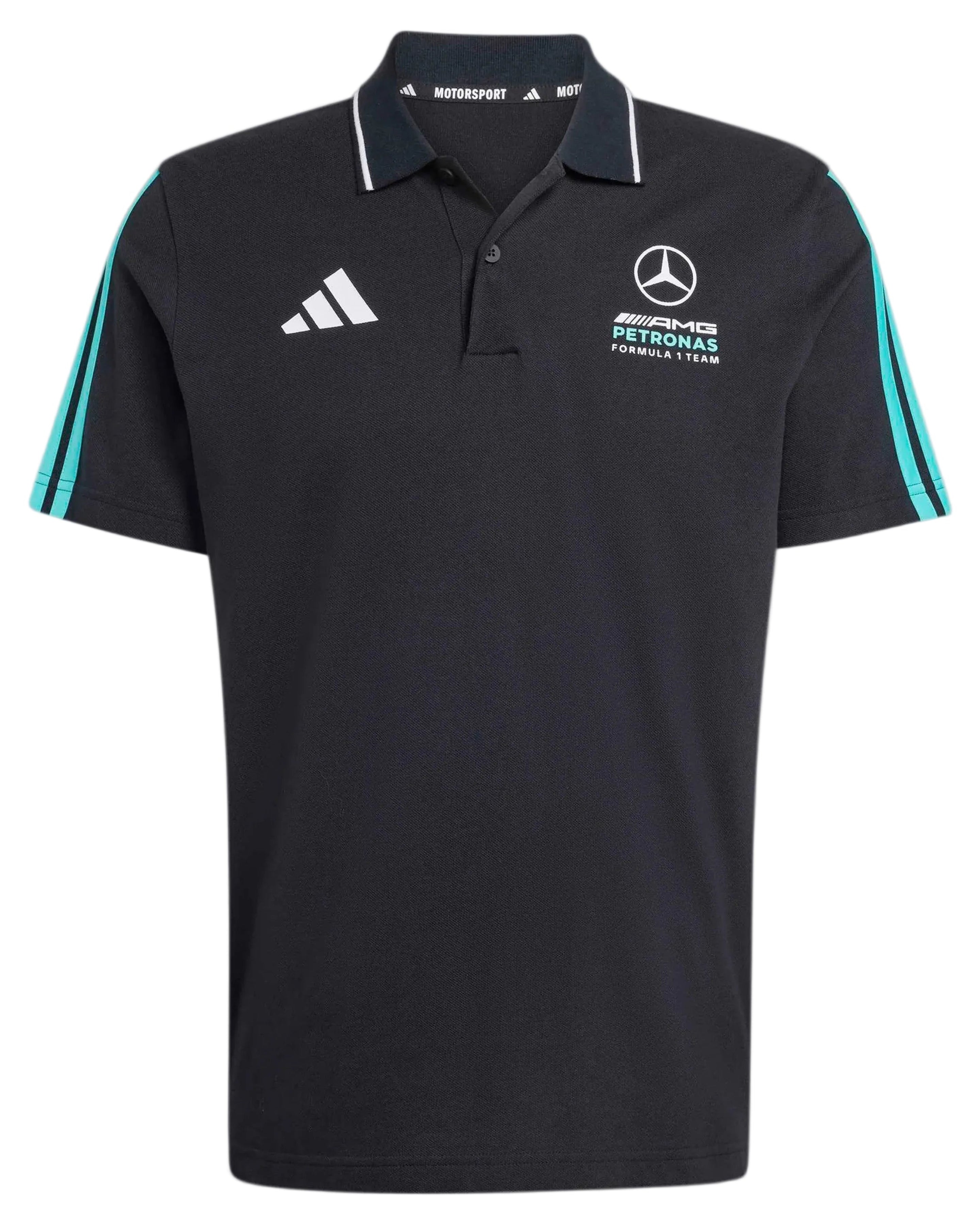 Mercedes-AMG Petronas F1 Team Men's DNA Polo – Black