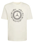Mercedes-AMG Petronas F1 Team Men's Silver Arrows Heritage Logo T-Shirt – Off White