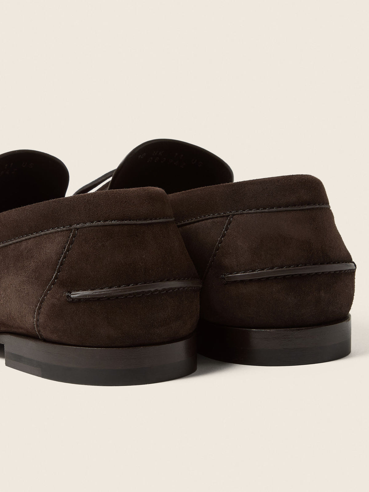 ZEGNA Dark Brown Suede Loafer