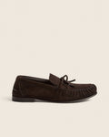 ZEGNA Dark Brown Suede Loafer