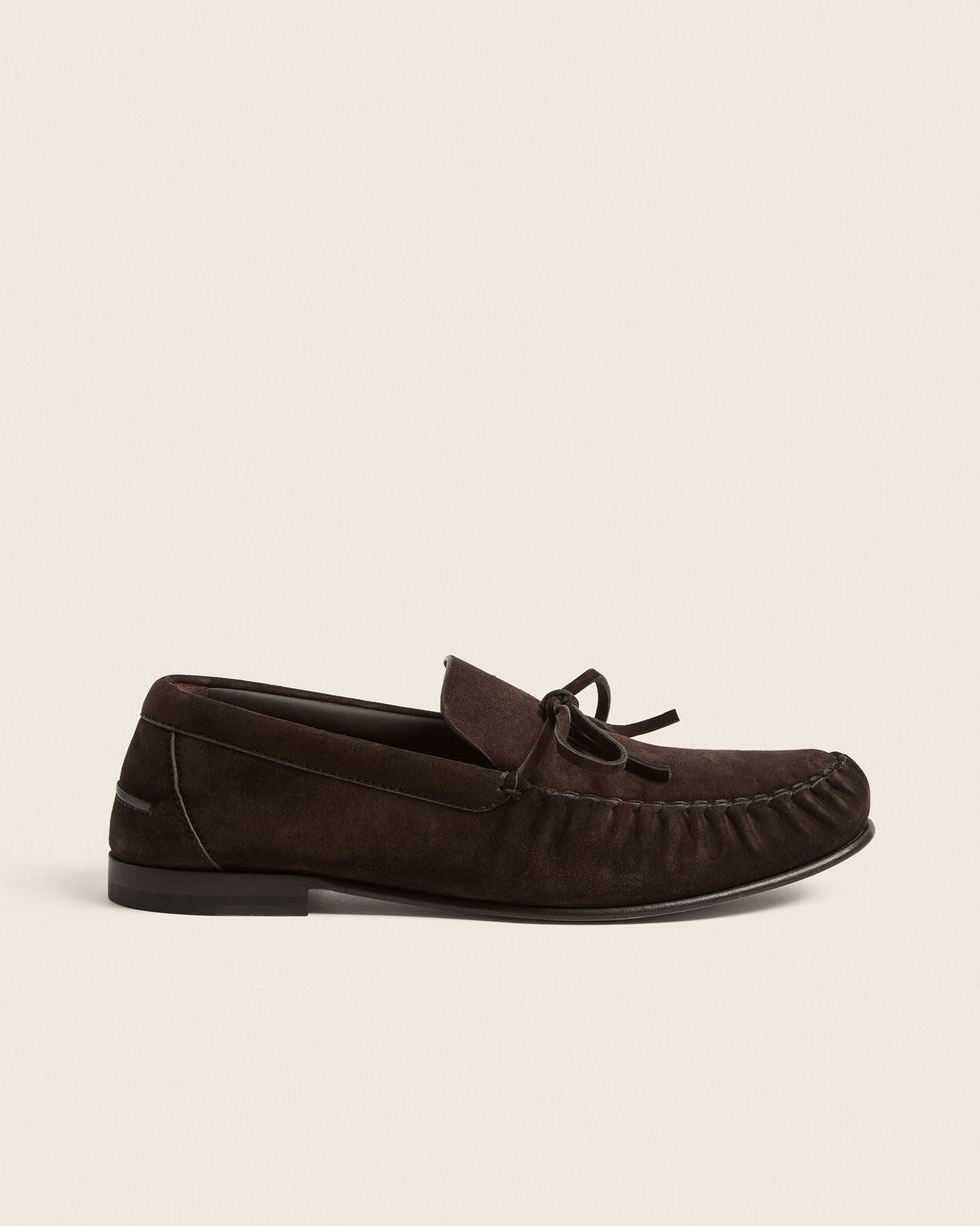 ZEGNA Dark Brown Suede Loafer