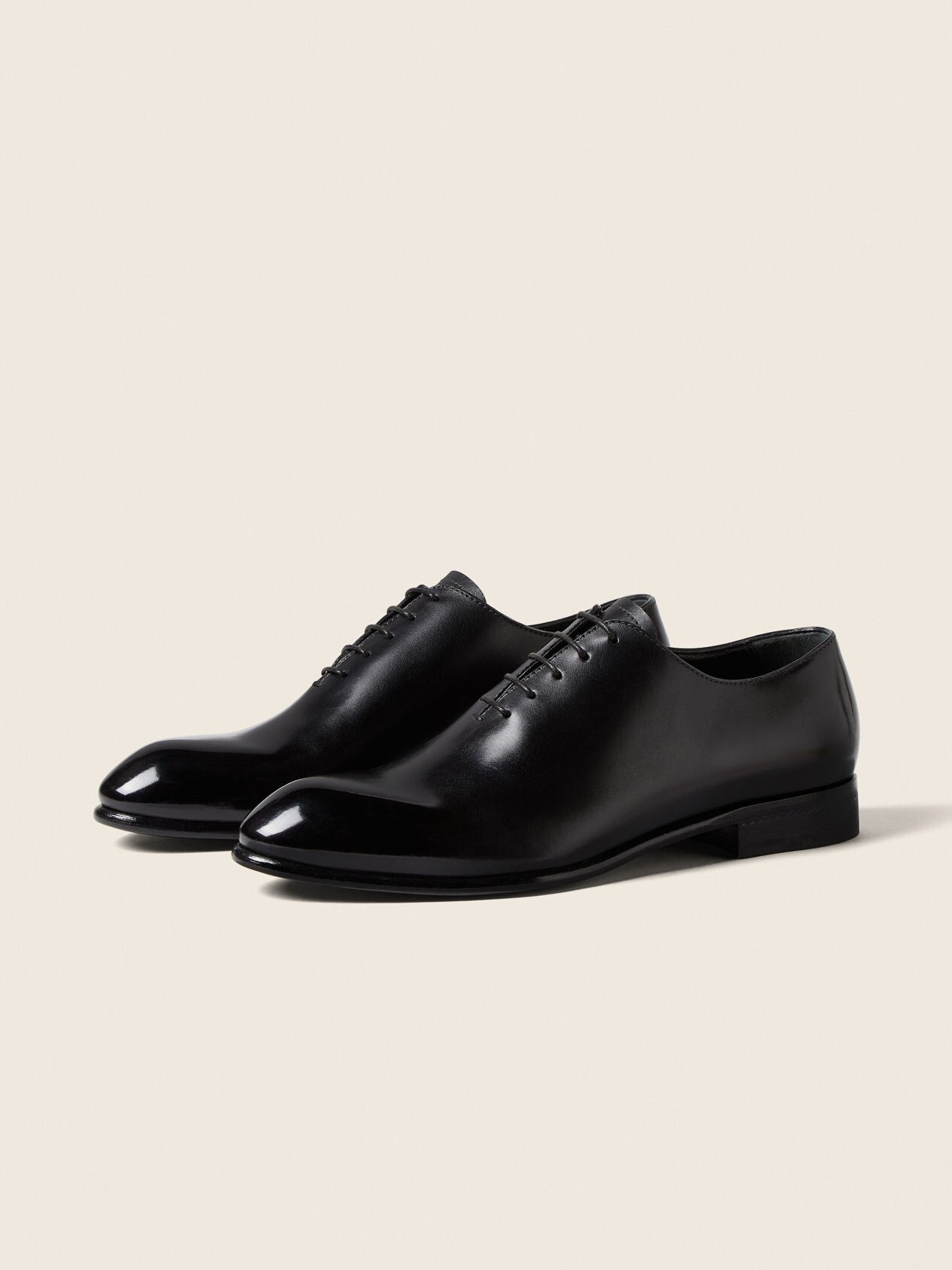ZEGNA Vienna Oxford Shoes - Black Leather