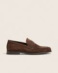 ZEGNA Mocassin Corso Loafer - Dark Brown Suede