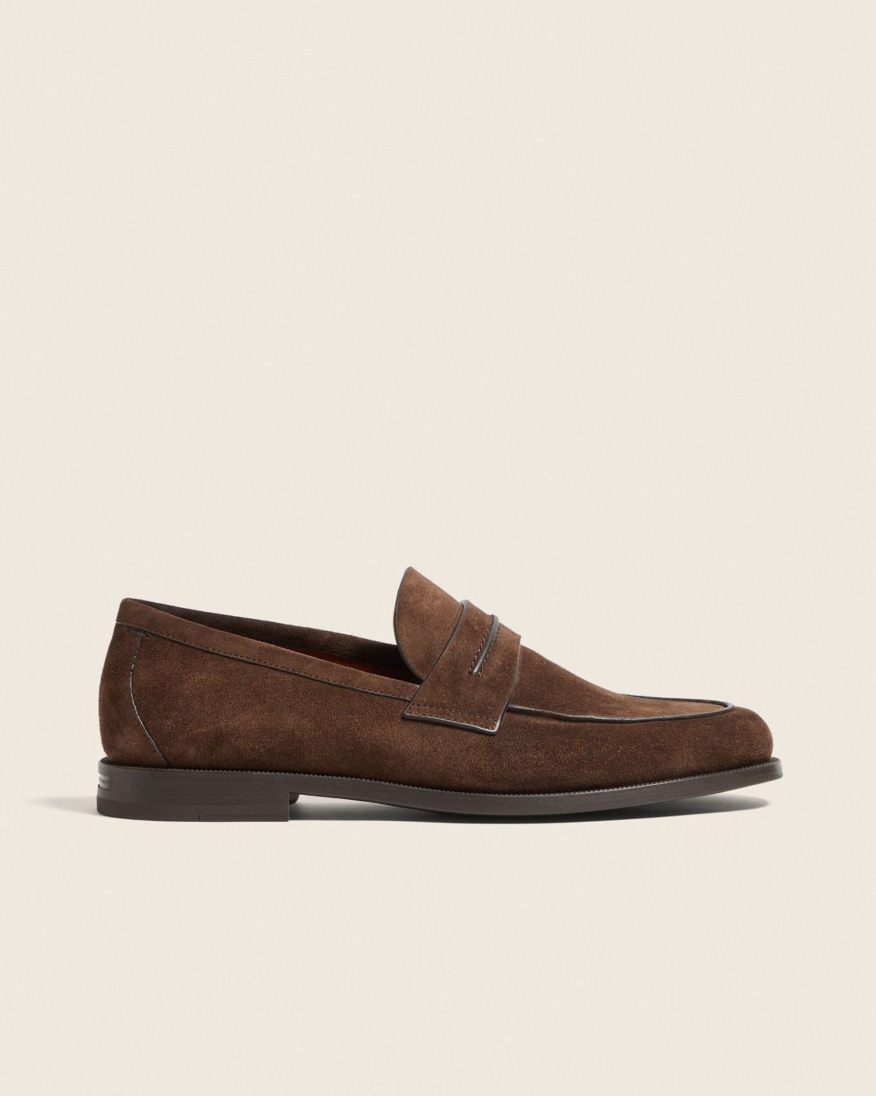 ZEGNA Mocassin Corso Loafer - Dark Brown Suede