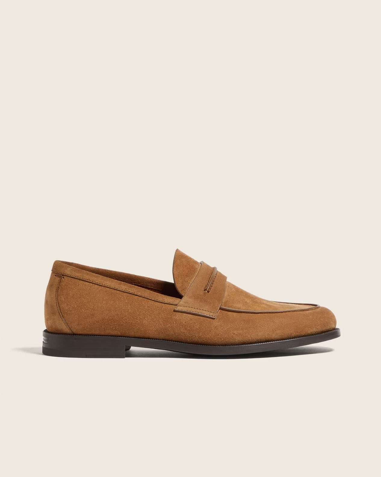 ZEGNA Mocassin Corso Loafer - Tobacco Suede