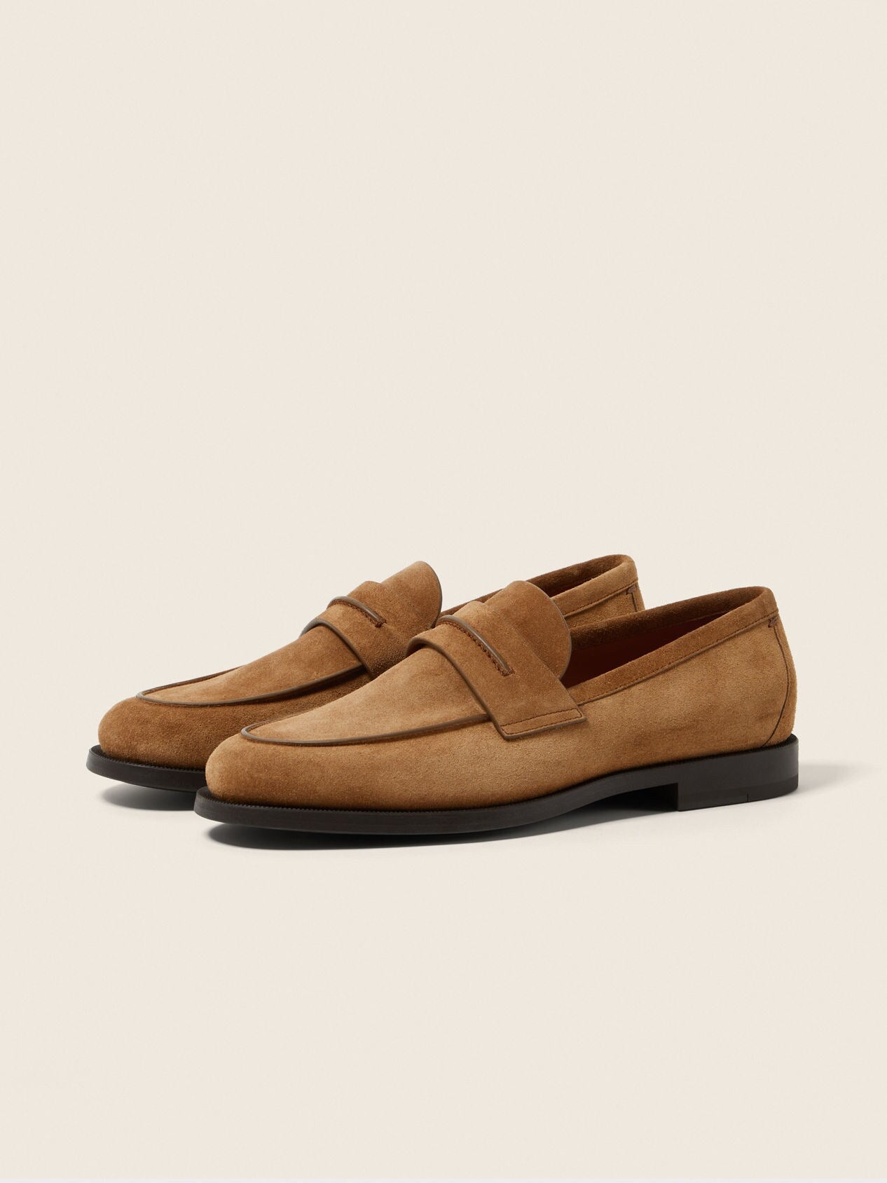 ZEGNA Mocassin Corso Loafer - Tobacco Suede