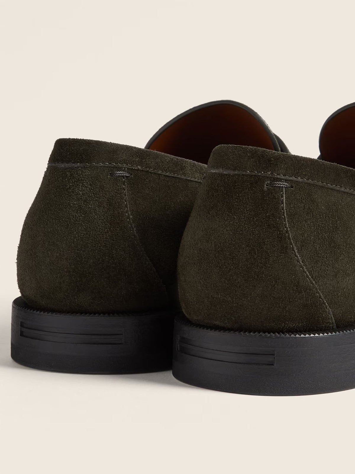 ZEGNA Mocassin Corso Loafer - Dark Olive Green Suede