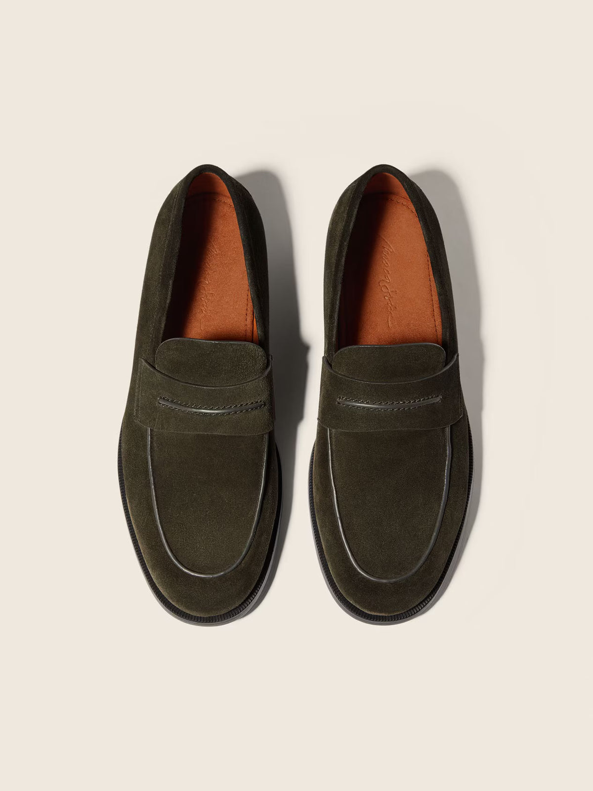 ZEGNA Mocassin Corso Loafer - Dark Olive Green Suede