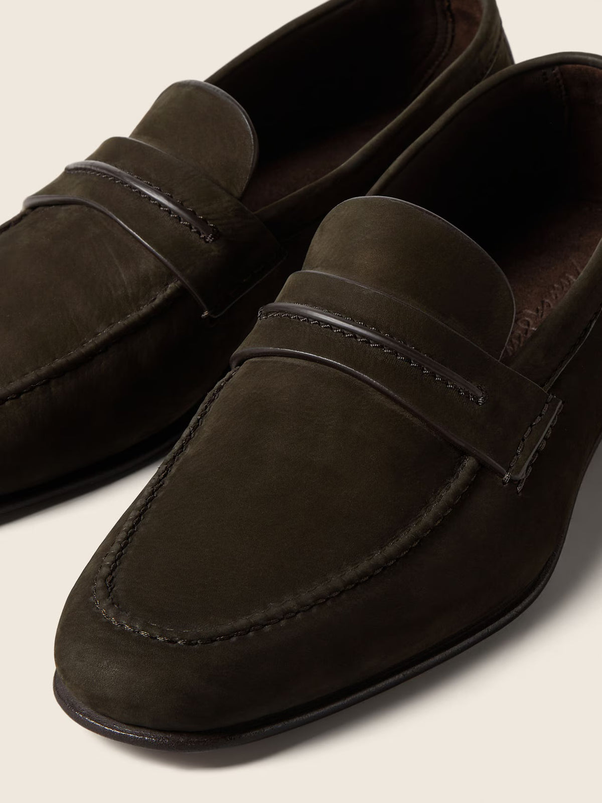 ZEGNA Secondskin Mocassin Loafer - Dark Green Nubuck