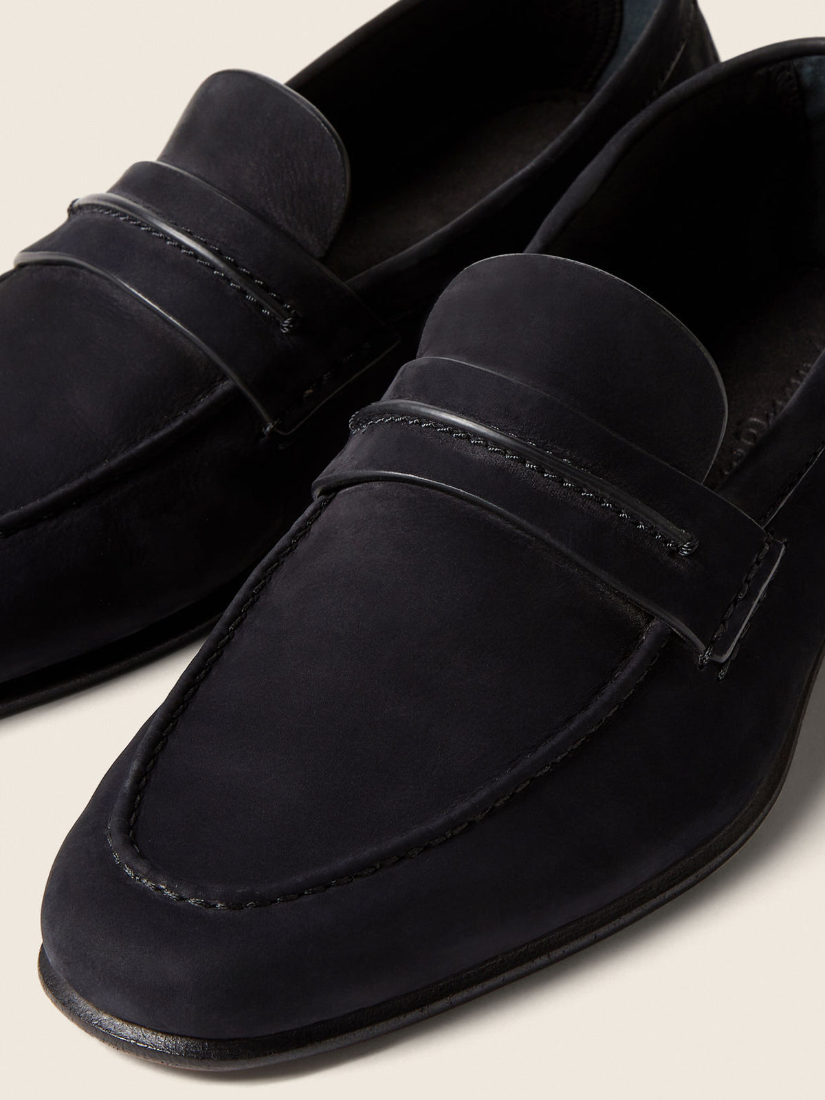 ZEGNA Secondskin Mocassin Loafer - Navy Blue Nubuck