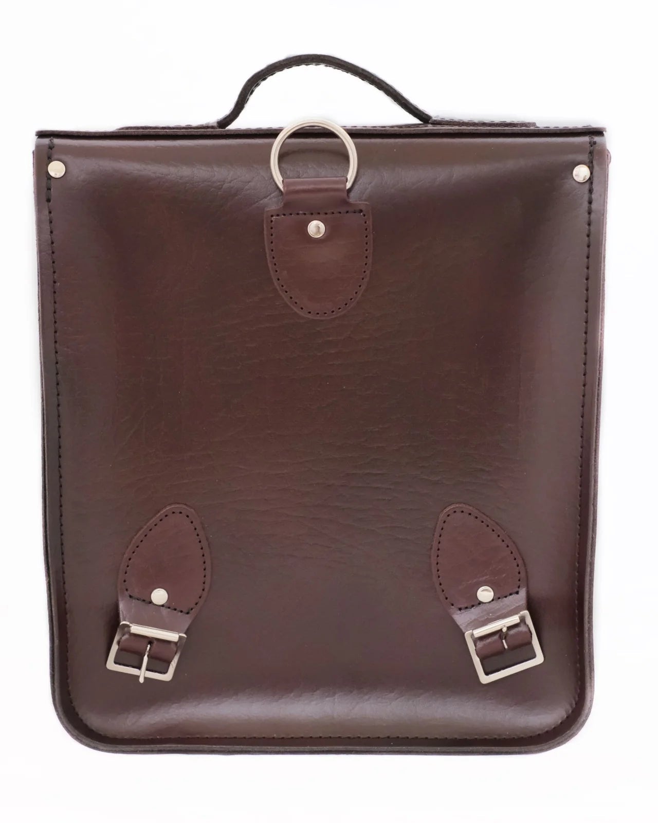 Zatchels Handmade Leather City Backpack - Marsala Red