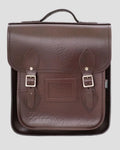 Zatchels Handmade Leather City Backpack - Marsala Red