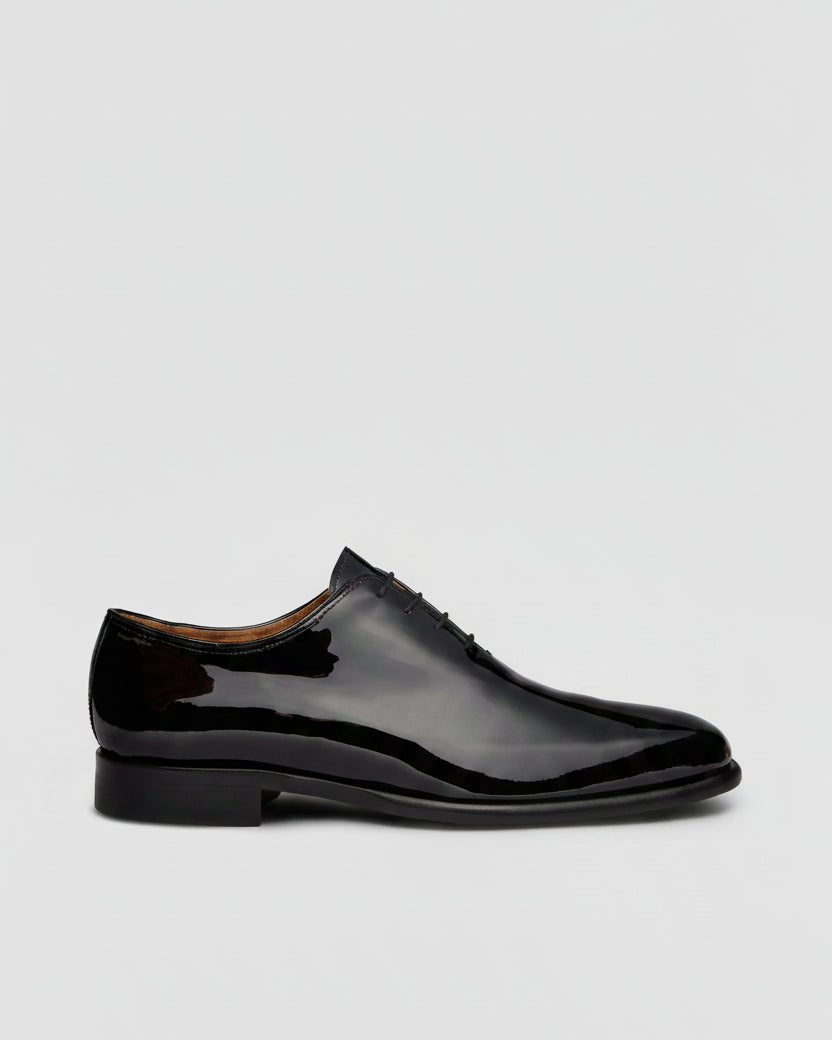 Oliver Sweeney Montalfano Black Patent – Patent Leather Wholecut Shoes