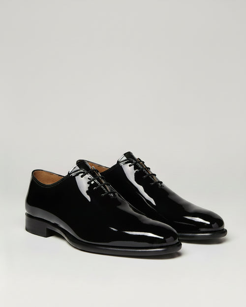 Oliver Sweeney Montalfano Black Patent – Patent Leather Wholecut Shoes