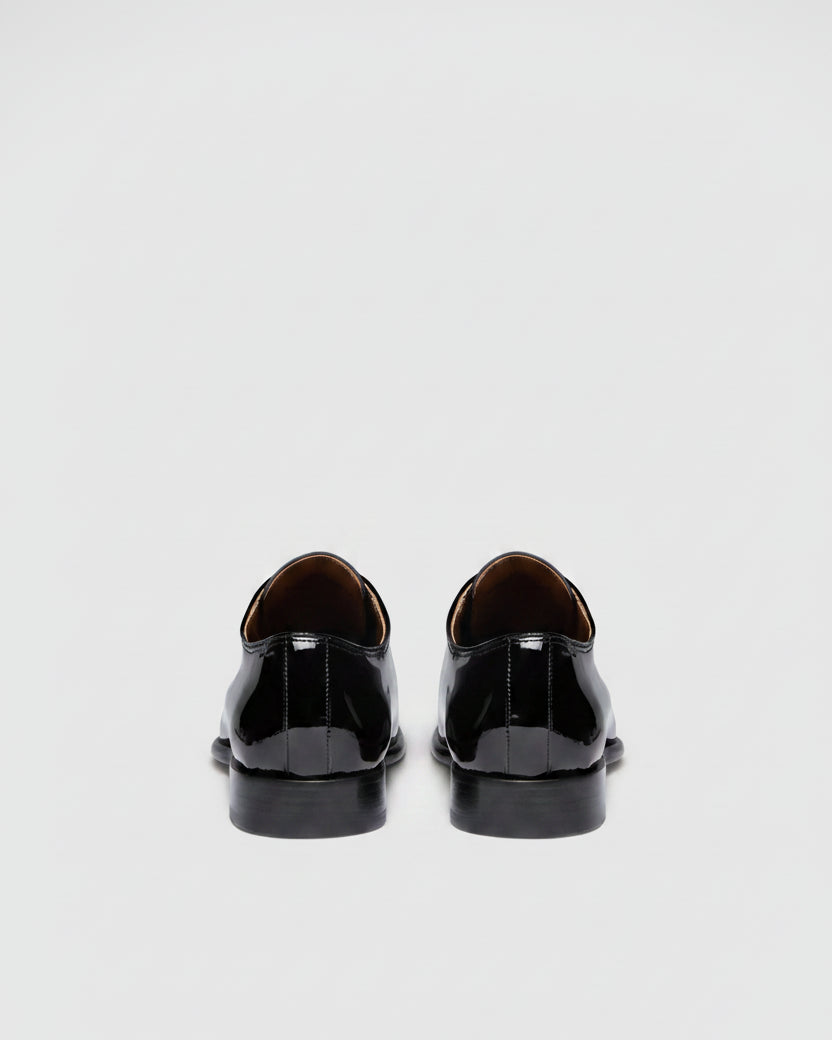 Oliver Sweeney Montalfano Black Patent – Patent Leather Wholecut Shoes