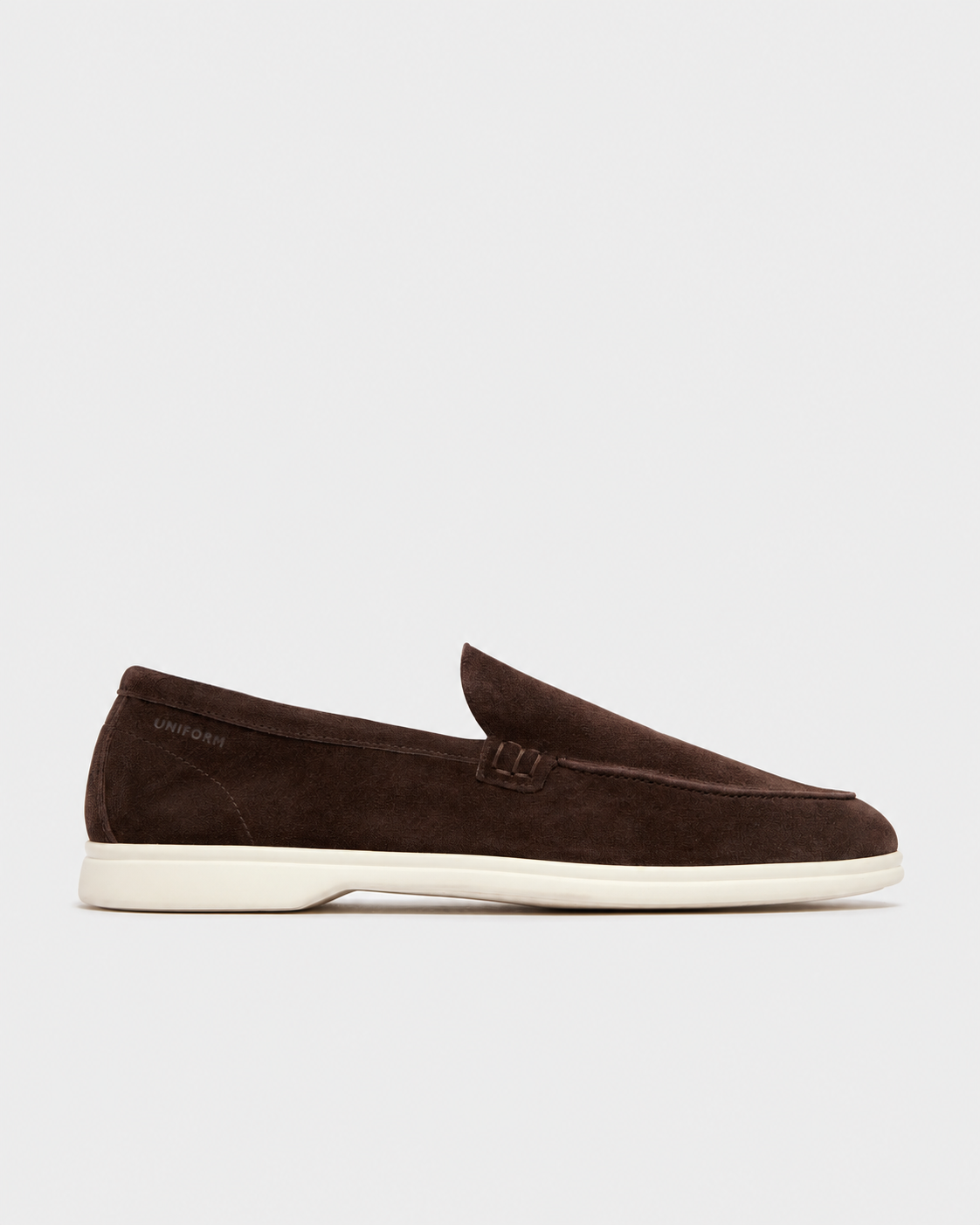 UNIFORM STANDARD Relaxed Loafer Chocolate Suede
