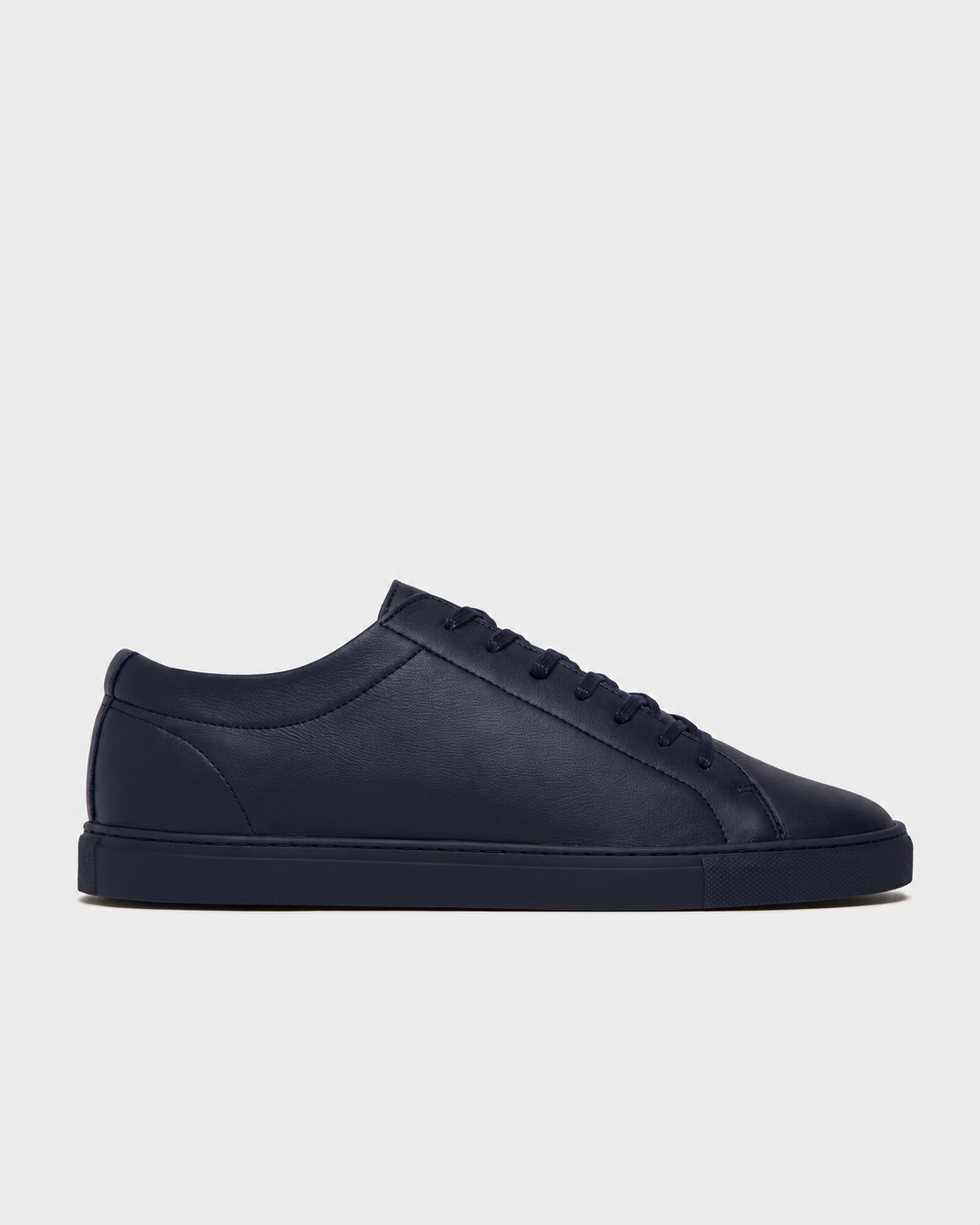 UNIFORM STANDARD Relaxed Sneaker Navy Leather