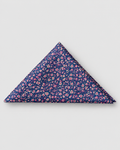 Charles Tyrwhitt Silk Floral Pocket Square - Royal Blue & Pink