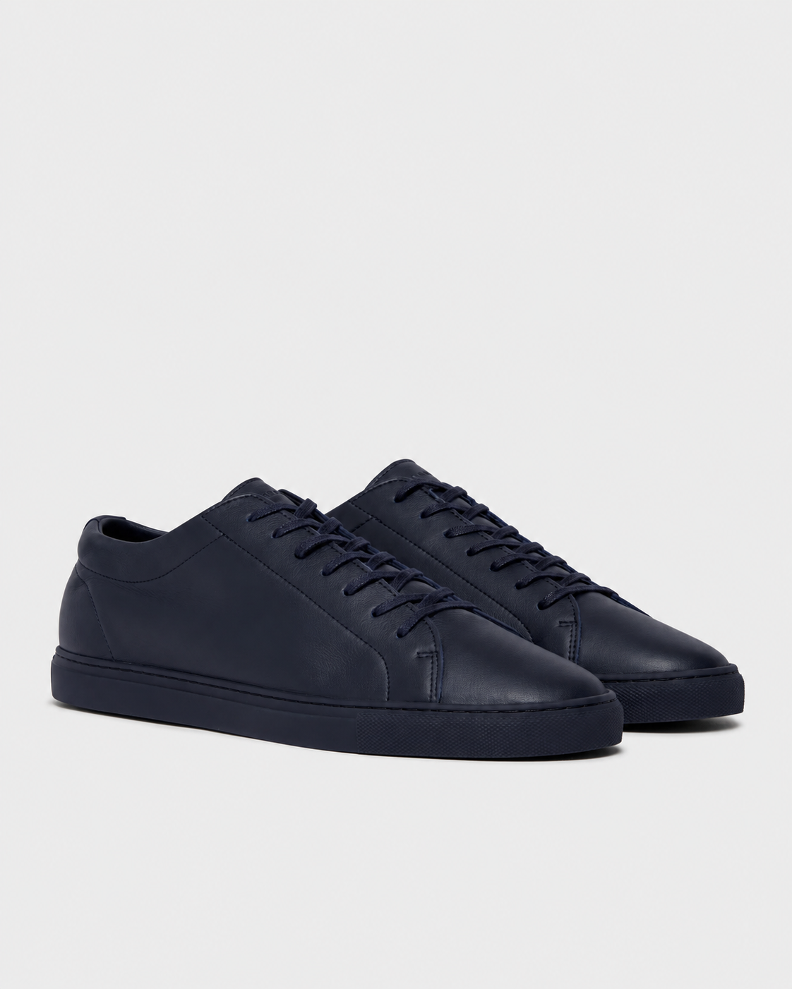UNIFORM STANDARD Relaxed Sneaker Navy Leather