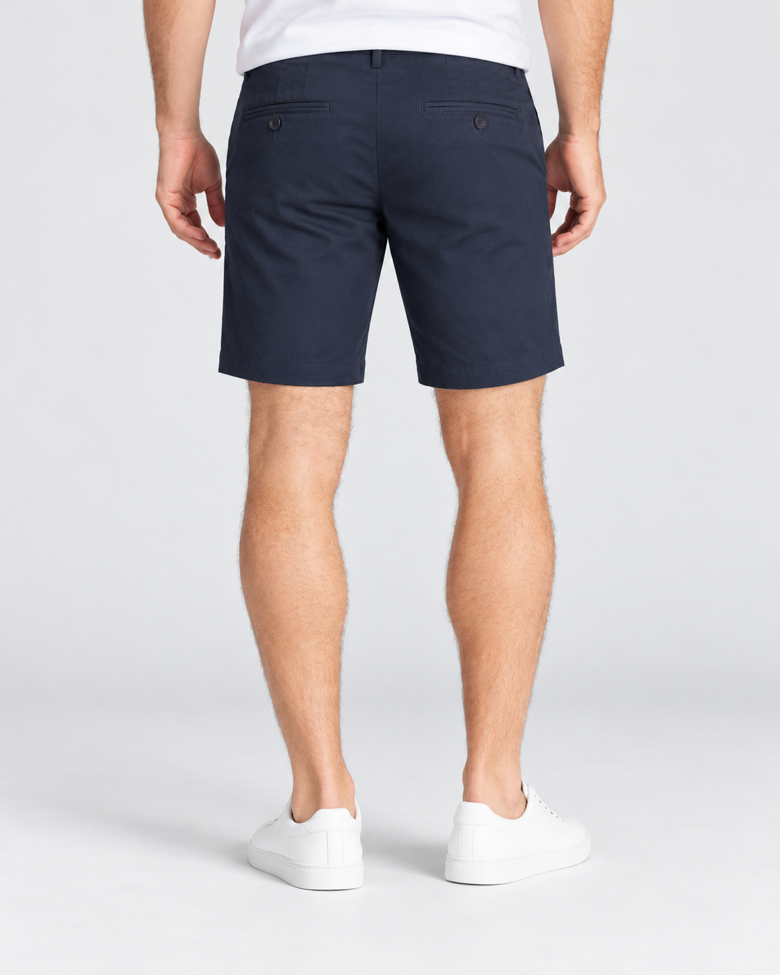 Charles Tyrwhitt Cotton Linen Shorts - Ink Blue