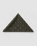 Charles Tyrwhitt Silk Spot Pocket Square - Olive Green & White
