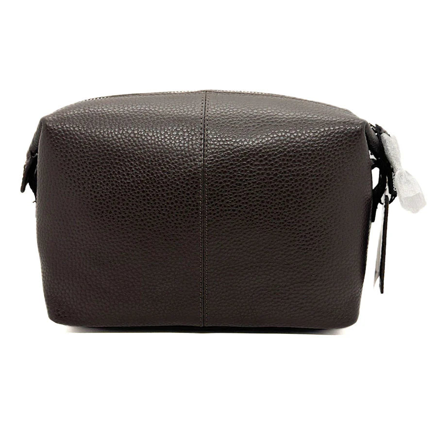 OSPREY LONDON Blake Turned Ends Leather Washbag